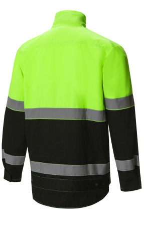 Костюм "Премиум" летний черный/лайм