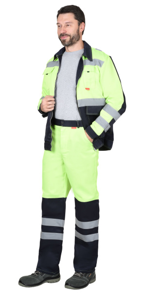 Костюм "МАГИСТРАЛЬ-ЛЮКС" куртка, брюки,лимонный