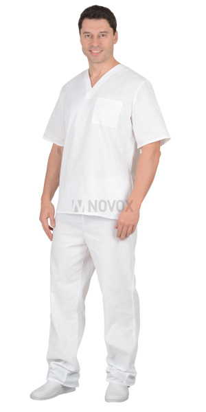 Костюм пекаря универсальный белый