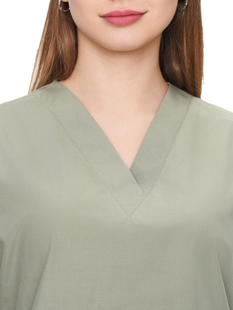 Костюм женский "Эрла" зеленый воск