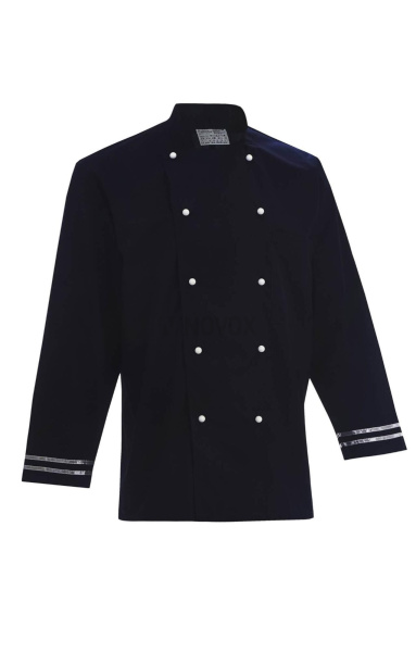 Куртка поварская (китель) "Люкс-Лайт" темно-синяя