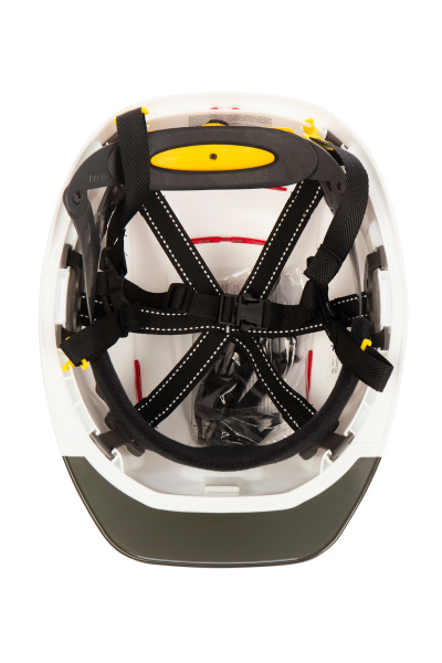 Каска РОСОМЗ АБСОЛЮТ ПРЕСТИЖ с храповым механизмом, белая, арт. 783717