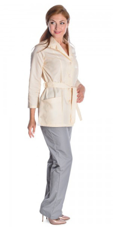 Блуза "Виктория" медицинская женская, кремовый