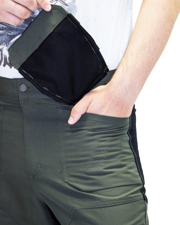 Костюм "Тритон" куртка, брюки хаки с черным, тк. Кошачий глаз