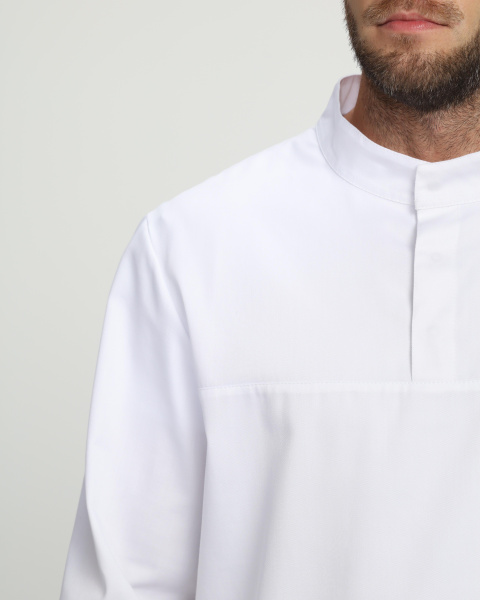 Костюм мужской ХАССП-Стандарт NEW (тк.Смесовая,160), белый