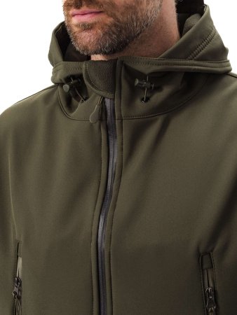 Костюм "ВЕПРЬ" куртка/брюки, цвет: хаки, ткань: Софтшелл