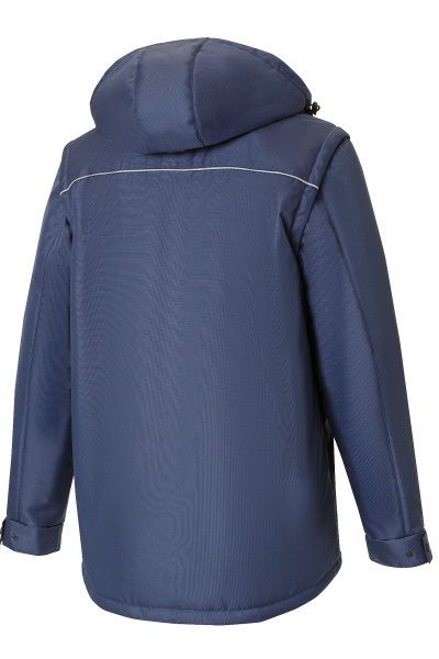 Куртка КОТКРУТ (KOTKRUT) трансформер утепленная т.синяя