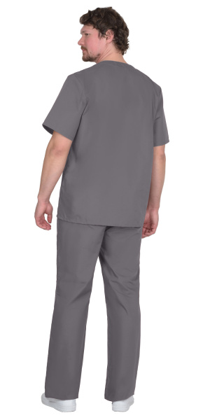 Костюм хирурга универсальный темно-серый