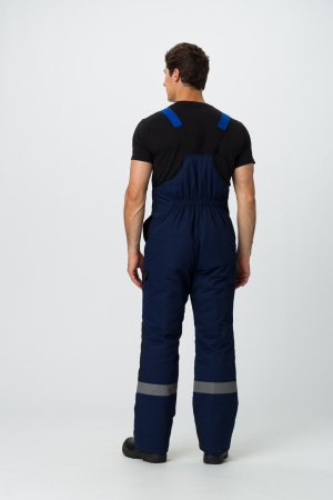 Костюм зимний "Вектрон-2" СОП (тк.Смесовая,240) п/к, т.синий/черный/васильковый