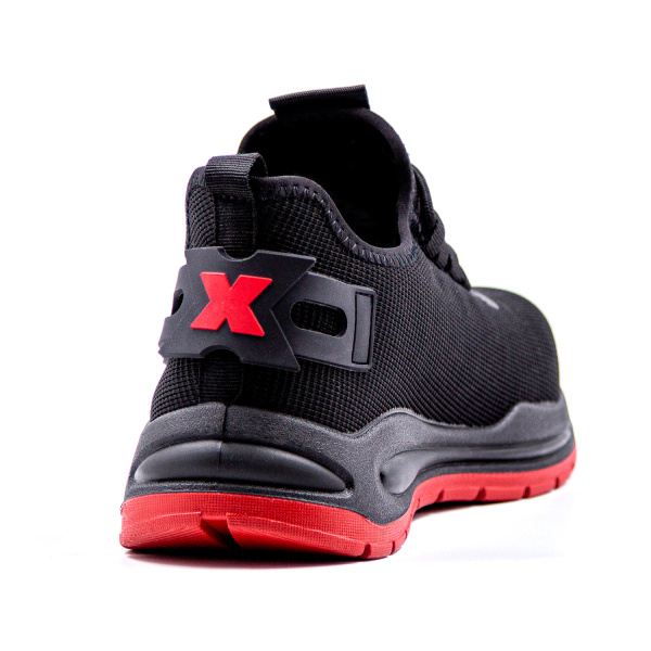 Кроссовки рабочие, КП, ПУ/ТПУ, черный/красный (арт. 5333К)