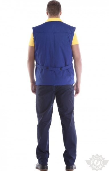 Жилет "Эксперт" зимний василек (эконом)