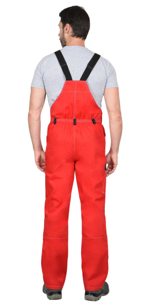 Костюм "Престиж" , куртка кор. (чз), п/к, красный с черным