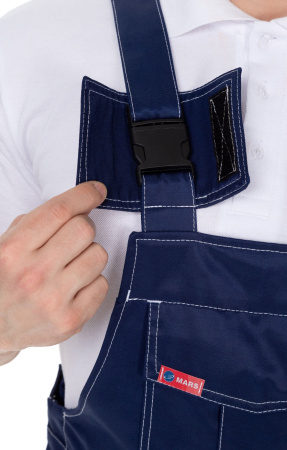 Костюм мужской "MARS" (МАРС), куртка, п/к, темно-синий с красным