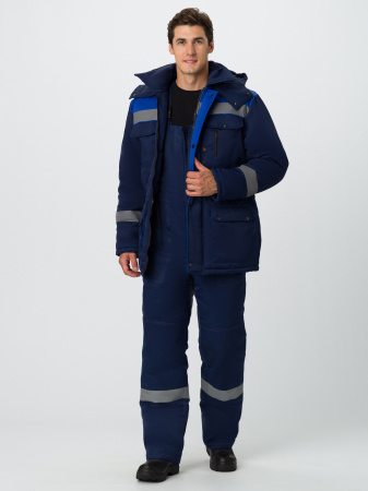 Костюм зимний "Нейч-2" СОП (тк.Смесовая,210) п/к, т.синий/васильковый