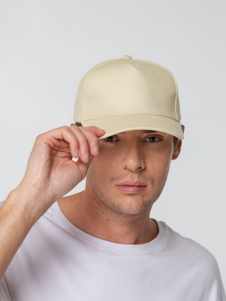 Бейсболка Buffalo, бежевая