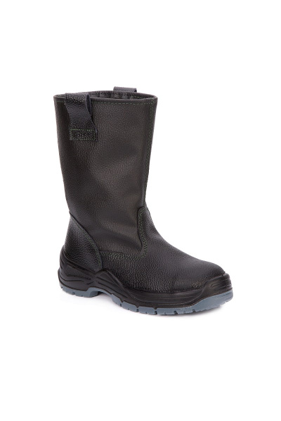 Сапоги летние "Оптима", МП, ПУ/ПУ, цвет черный