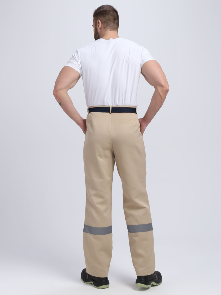 Костюм Легион-1 СОП (тк.Смесовая,210) брюки, бежевый/т.серый