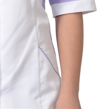 Костюм "ИОНА" женский белый с сиреневым