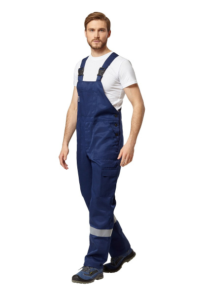 Костюм "Профи 2", куртка, п/к, цвет василек/темно-синий