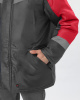 Куртка зимняя "Лигор" СОП (тк.OxLine,90), т.серый/красный