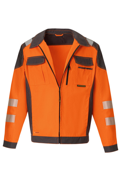 Костюм "STATUS" NEW (Статус), куртка, брюки, оранжевый графит с СВП