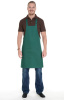 Фартук HORECA (ХОРЕКА) с нагрудником dark green (темно-зеленый)