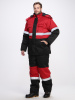 Костюм зимний "Нордхард-2" СОП (тк.Смесовая,250) п/к, черный/красный