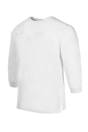  Блуза ЭЙЧ ЛАЙН Лайт комбинированная с длинным рукавом белая