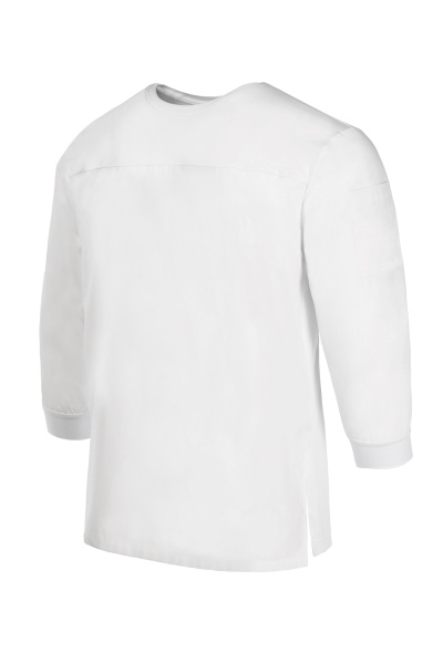  Блуза ЭЙЧ ЛАЙН Лайт комбинированная с длинным рукавом белая