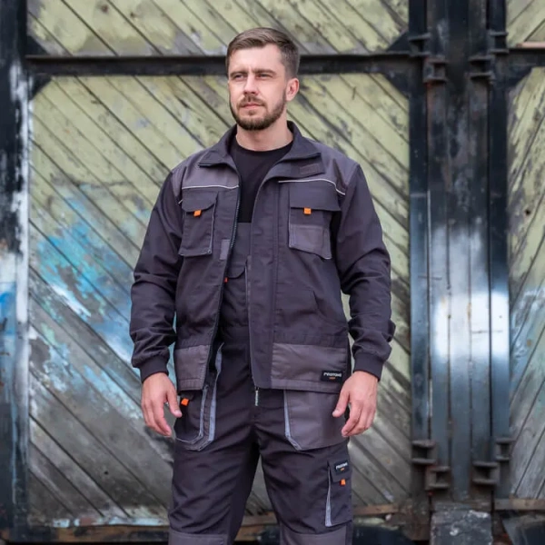 Куртка PROTONE LIGHT, серый/т.серый/оранжевый