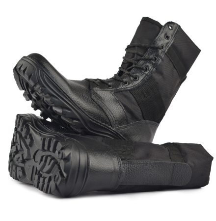 Ботинки с высоким берцем комбинированные "Вымпел" ( уп. 10 пар)