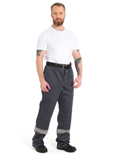 Костюм "Нова" куртка+брюки, цв. т. серый/св. сер.