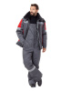 Костюм рабочий мужской зимний "Страйк" цвет серый/красный