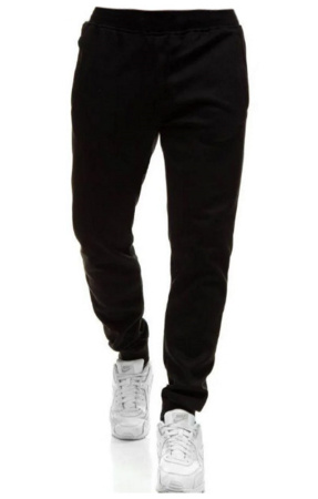 Брюки спортивные (полушерстяные) черные