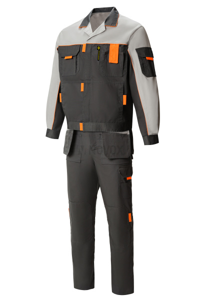  Костюм Профессионал-1 графит/св.серый (куртка, брюки)