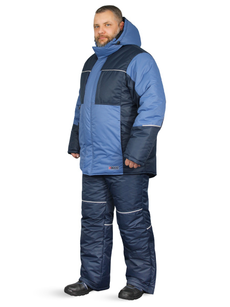 Костюм утепленный "ДРИМ" куртка+брюки, цв. т.син/син