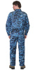 Костюм "СИРИУС-Блокпост" куртка, брюки (тк.кроун-принт) КМФ Цифра синяя