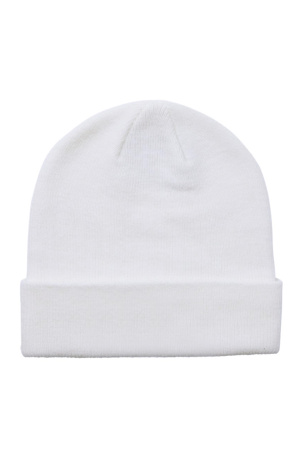 Шапка ЭЙЧ ЛАЙН (H LINE) вязаная белая
