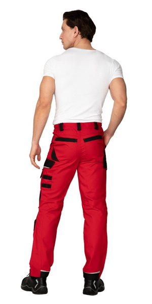 Брюки мужские "Сюрвейер" красный/чёрный