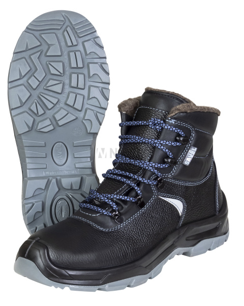 Ботинки SAVЁL-ГЕРМЕС-ЗИМА кожа, шерстин, МП МС, ПУ-ТПУ