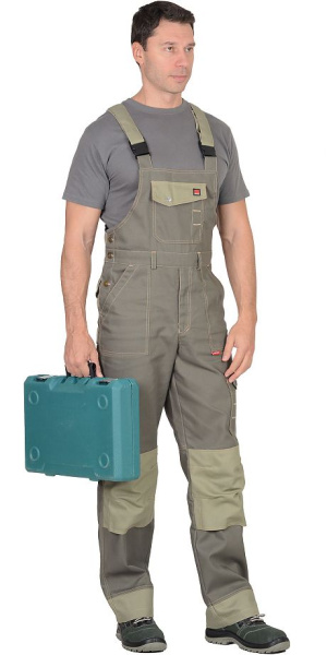 Полукомбинезон "Вест-Ворк", оливковый