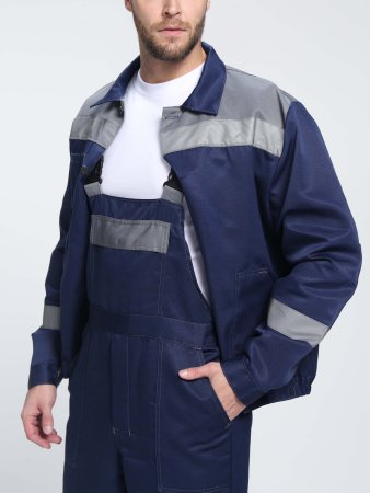 Костюм "Лигор-2" СОП (тк.Смесовая,210) п/к, т.синий/серый