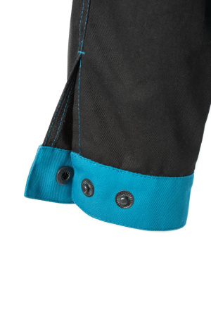 Костюм "STATUS" NEW (Статус), куртка, брюки, аквамарин-черный