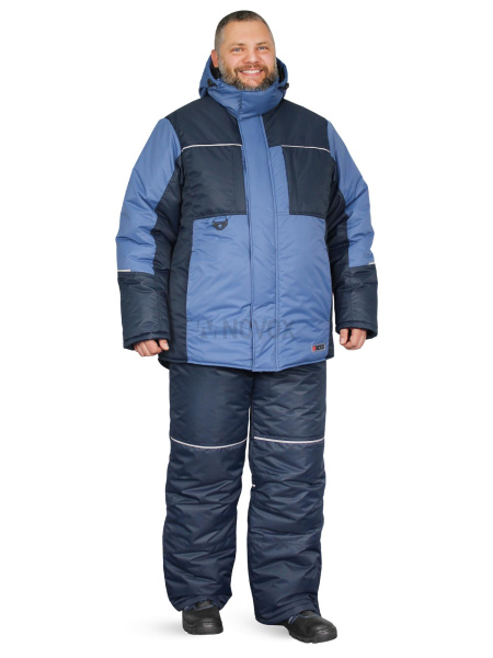 Костюм утепленный "ДРИМ" куртка+брюки, цв. т.син/син