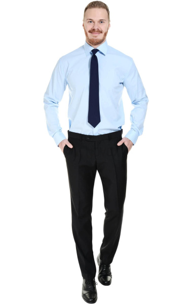 Галстук на резинке темно-синий