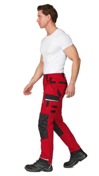 Брюки мужские "Сюрвейер" красный/чёрный