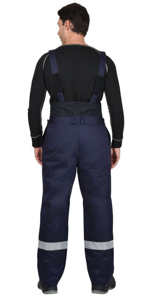 Костюм сварщика "Сфинкс" зимний: куртка, брюки синий (450-450 гр/кв.м) и СОП 50мм