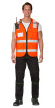 Жилет сигнальный "Ультра" оранжевый, 4СОП
