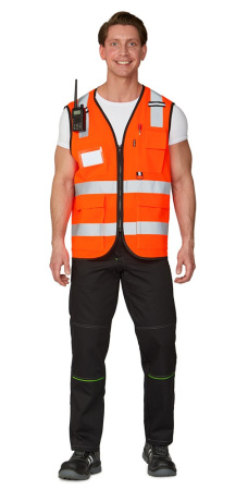 Жилет сигнальный "Ультра" оранжевый, 4СОП