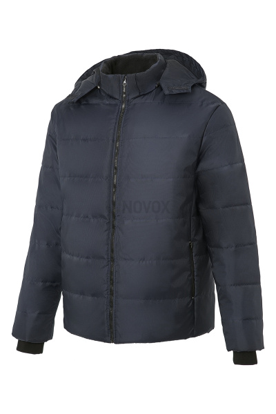 Куртка Эйч-Лайн (H-Line) утепленная т.синяя